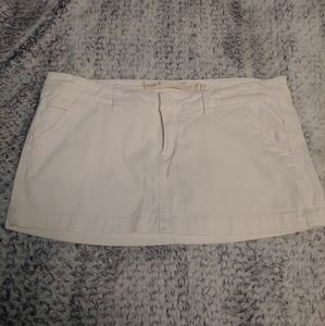 Hollister White Mini Skirt